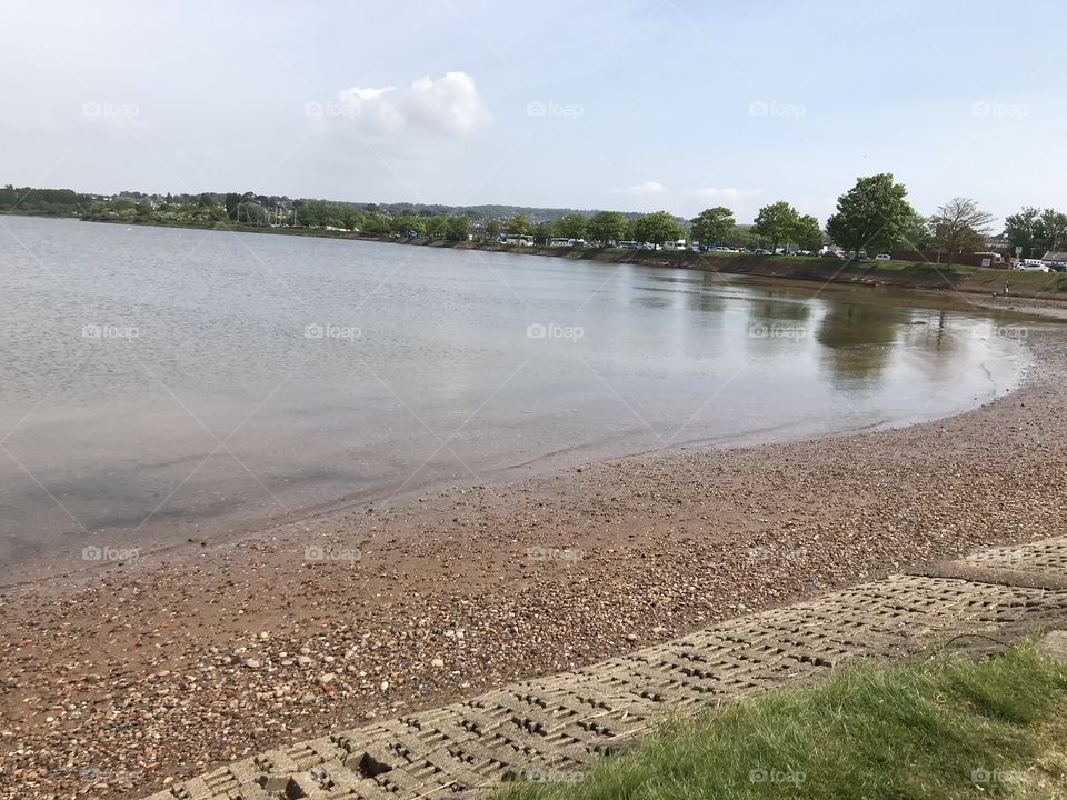 The Exmouth Estuary in a blaze of sunshine, just a lovely spring Devon day.