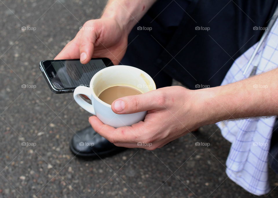 Coffee break.