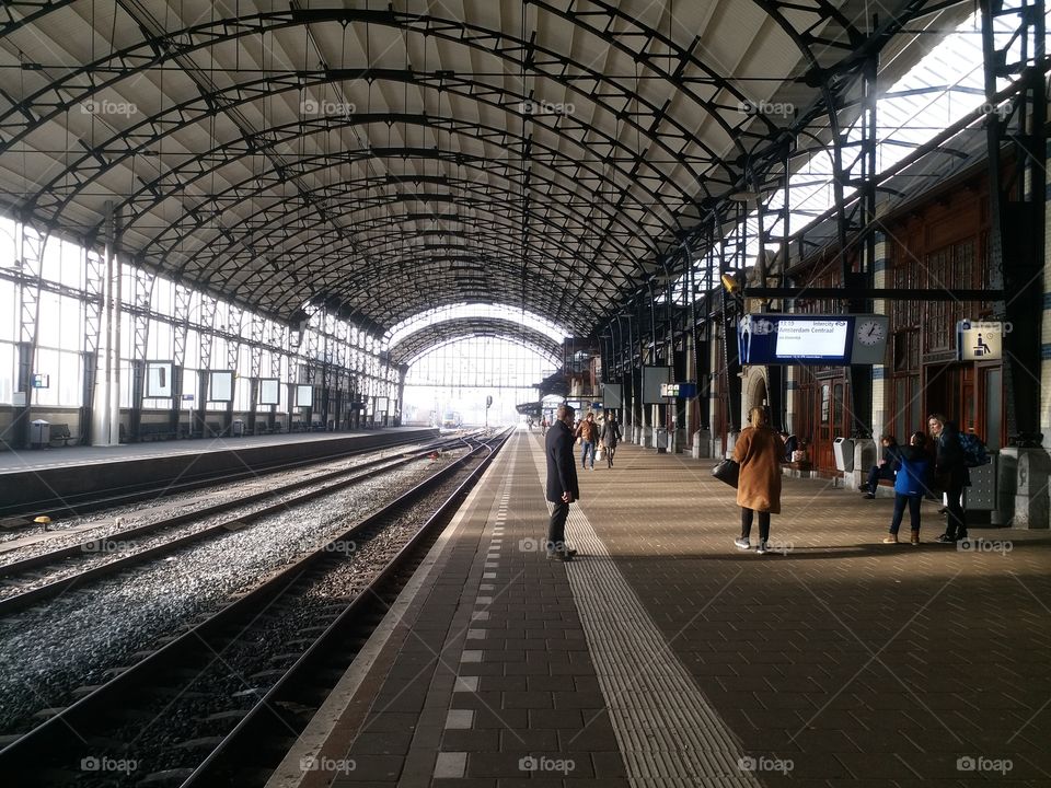 Amsterdam train station