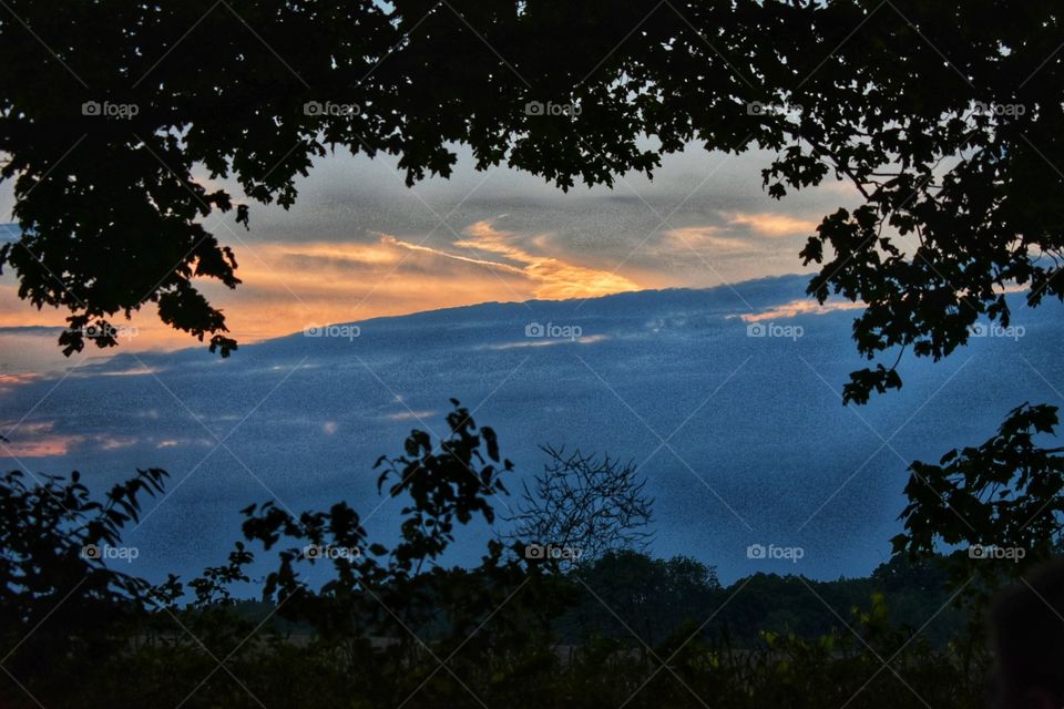 Sunset in the midwest