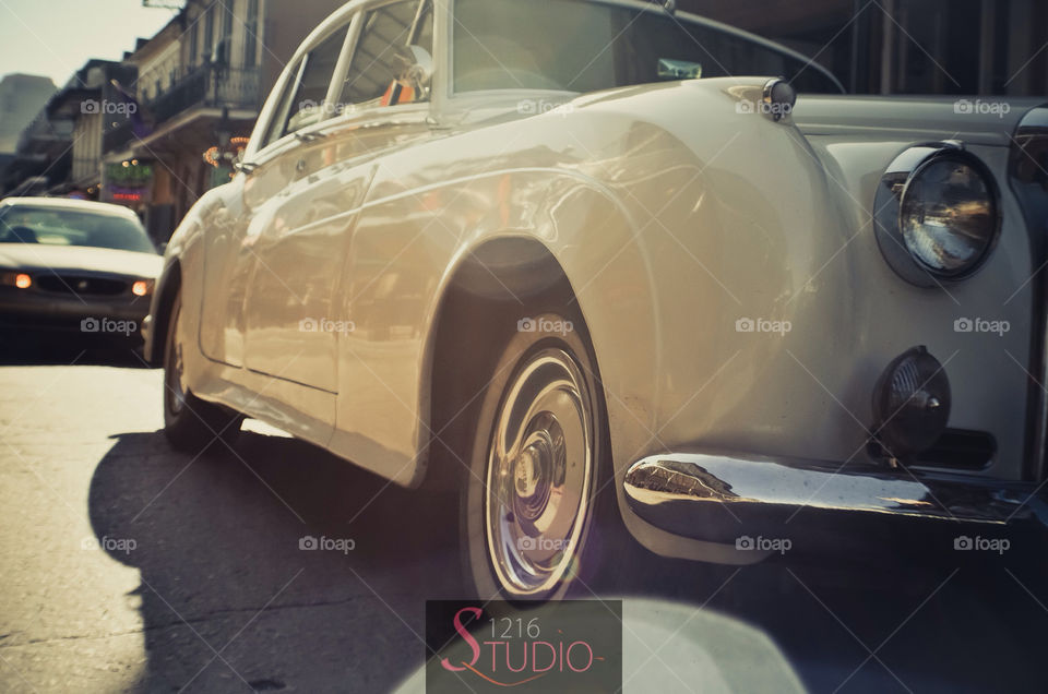 We blocked a portion of bourbon street to capture this 1962 rolls.