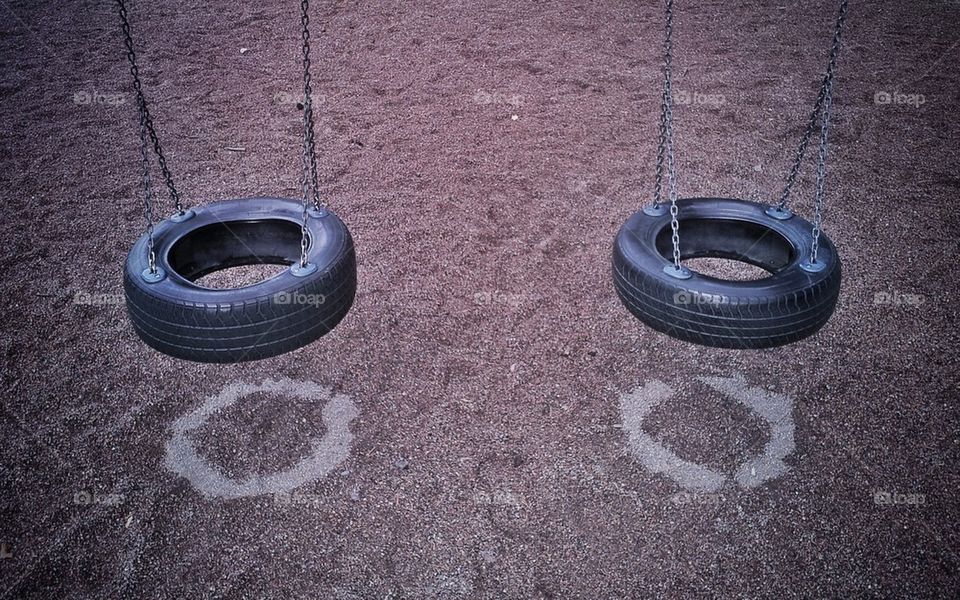 Swinging in the rain