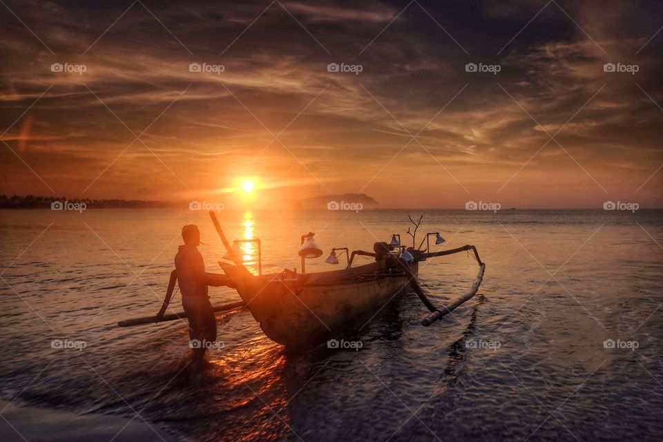 Traditional fisherman