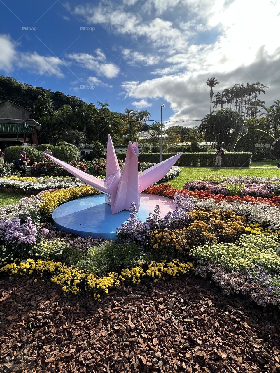 Installation art and flower Taipei