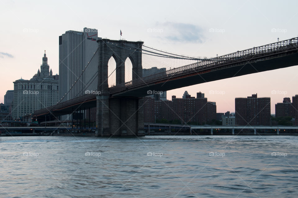 Bridge, Architecture, City, River, Water