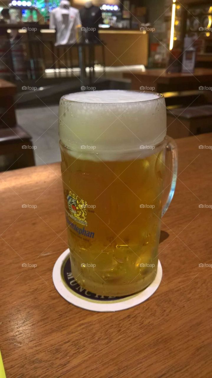 a liter of German beer