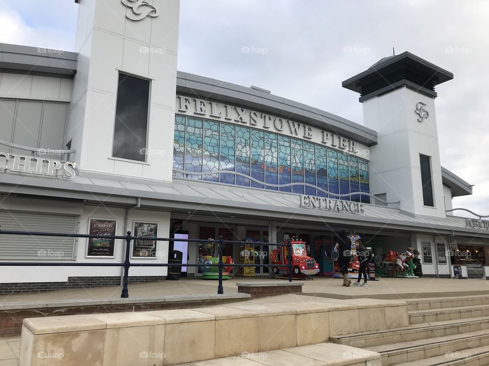 The Impressive modern imagery that is Felixstowe Pier