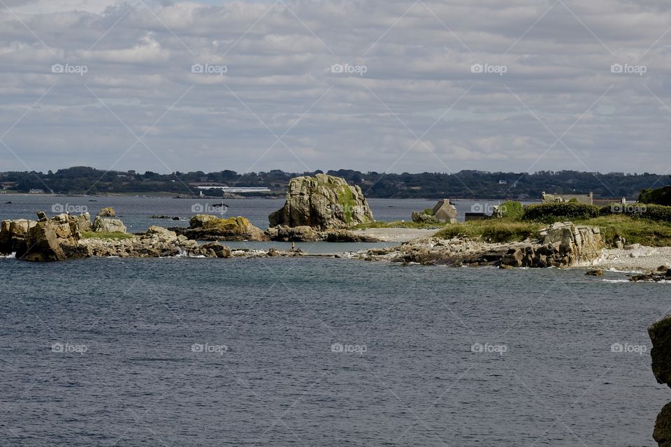 view of the coast of the sea