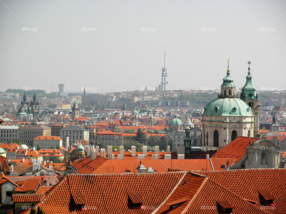 Prague from above