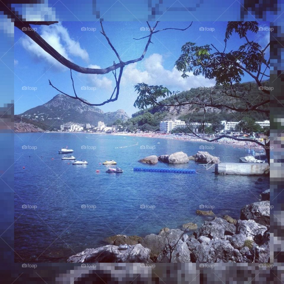 The sea. Bar-Montenegro