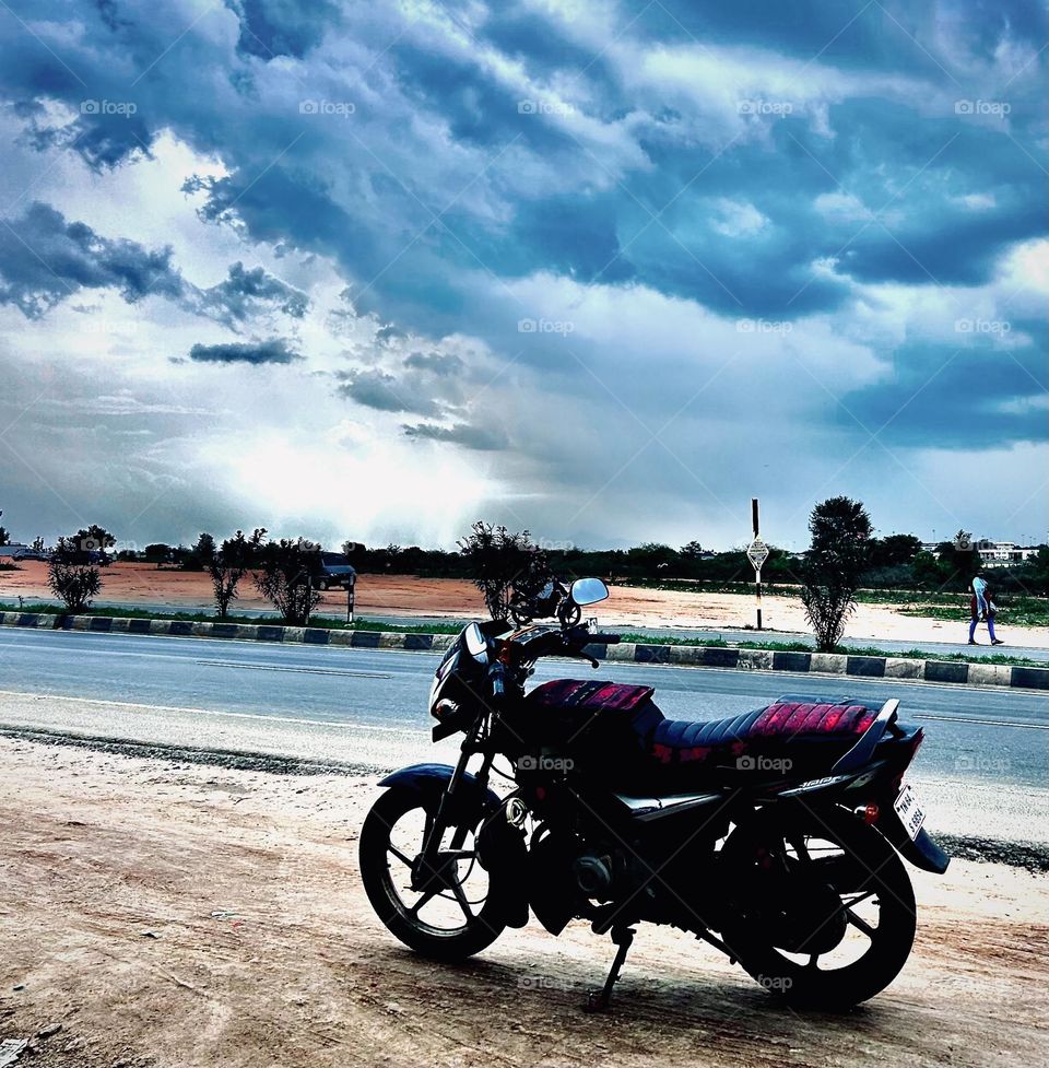 Cloudy sky  - a ride to see the nature 