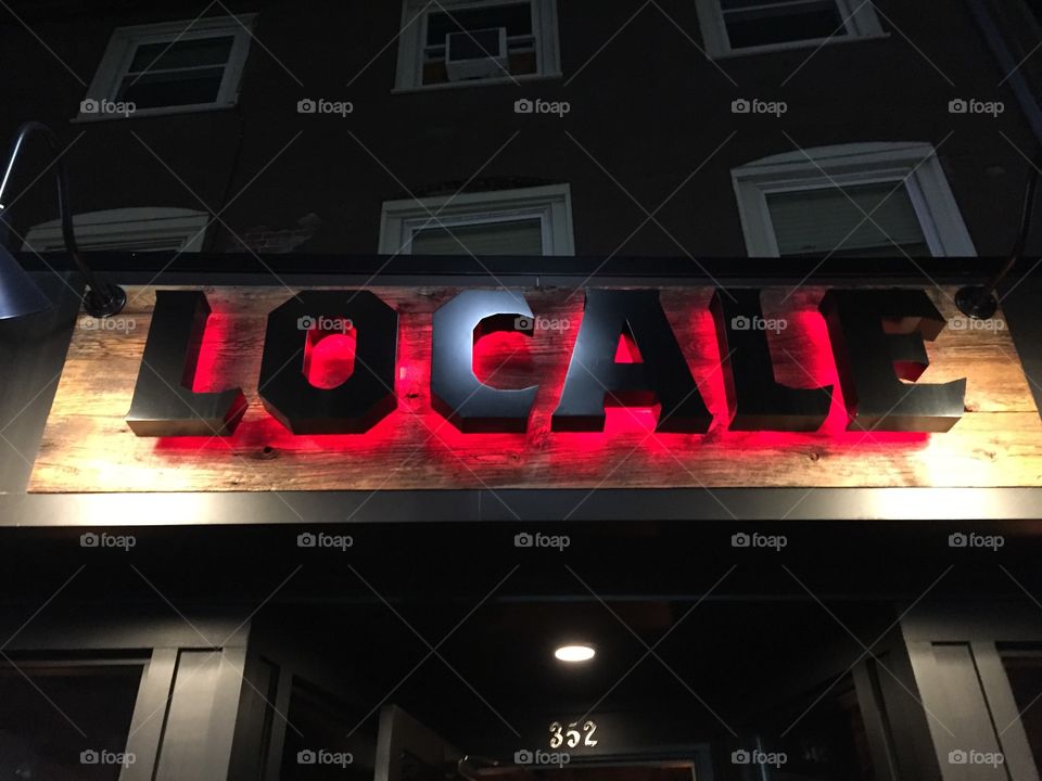 Locale (Brick oven Pizza) in the North End of Boston