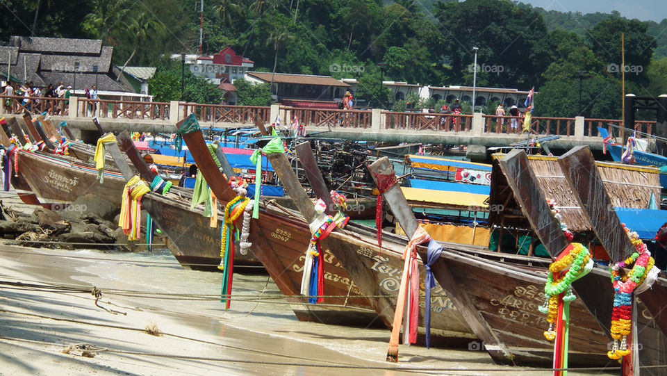At phi phi island Thailand