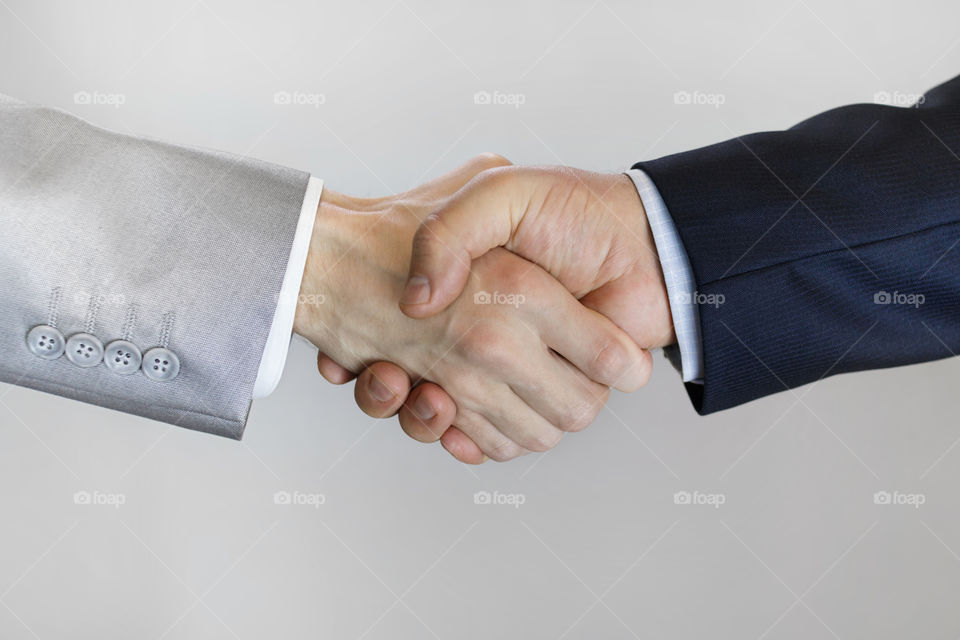 Business people shaking hand