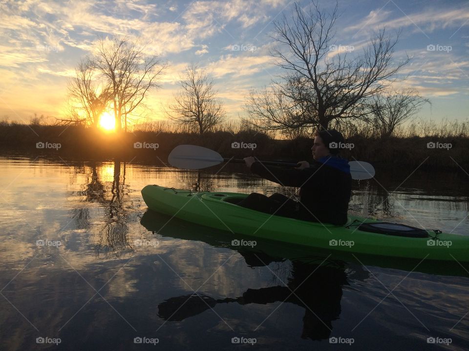 kayaking