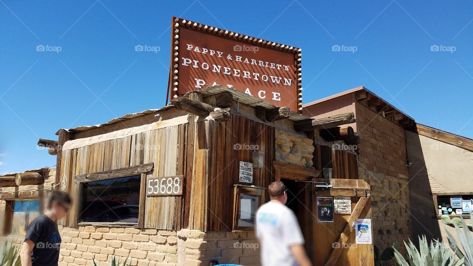 pioneertown's famous restaurant like a local watering hole in the wild west