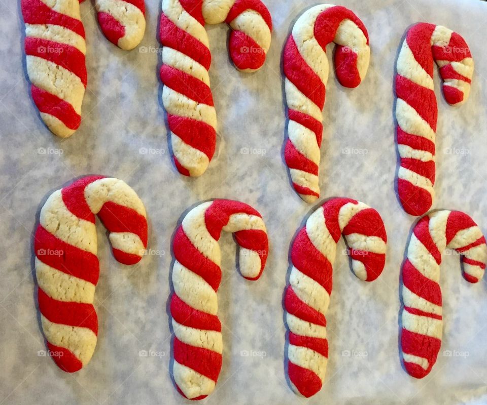 Candy cane cookies, a family favorite!