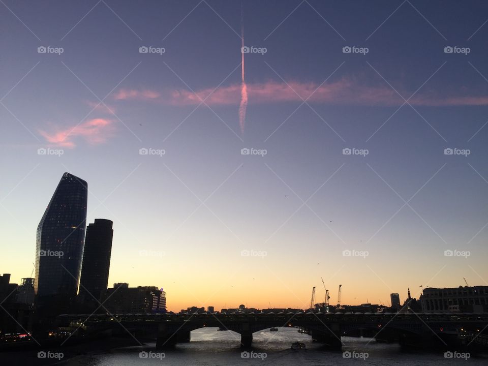 London - over Thames