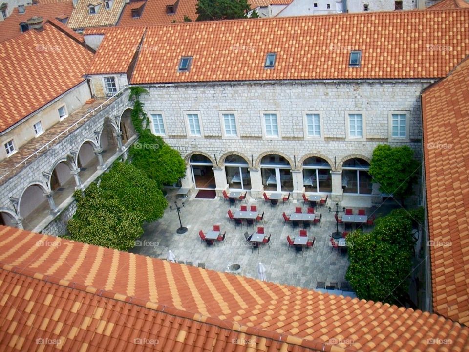 Courtyard, Dubrovnik, Croatia