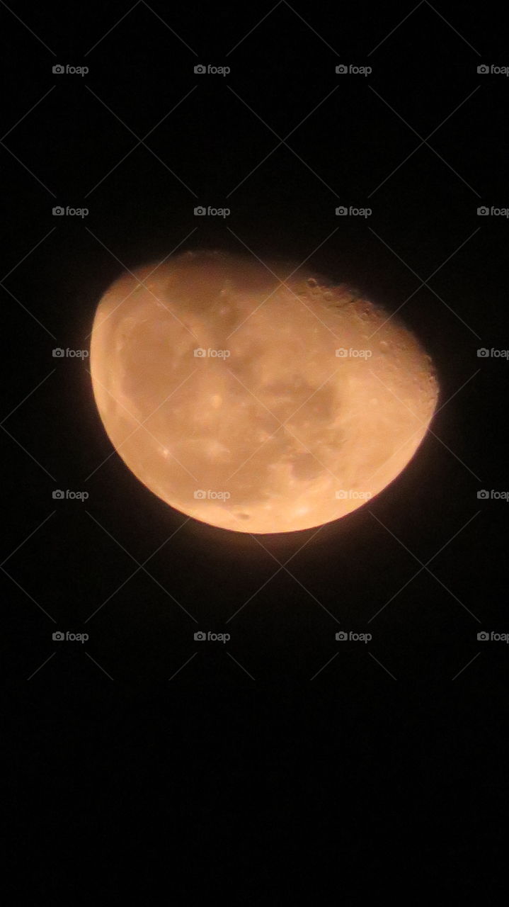 Moon view from Earth