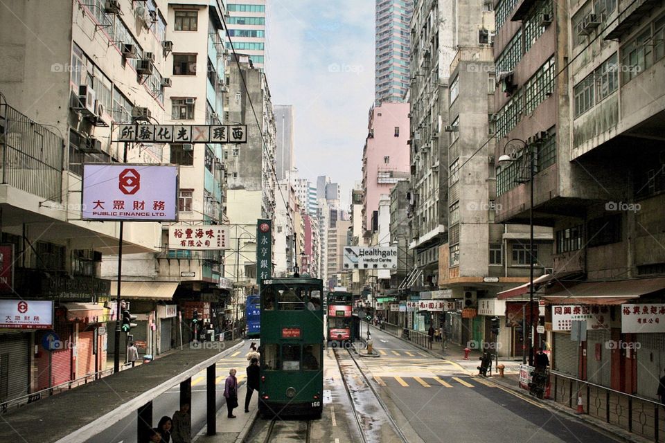 Chinese city street