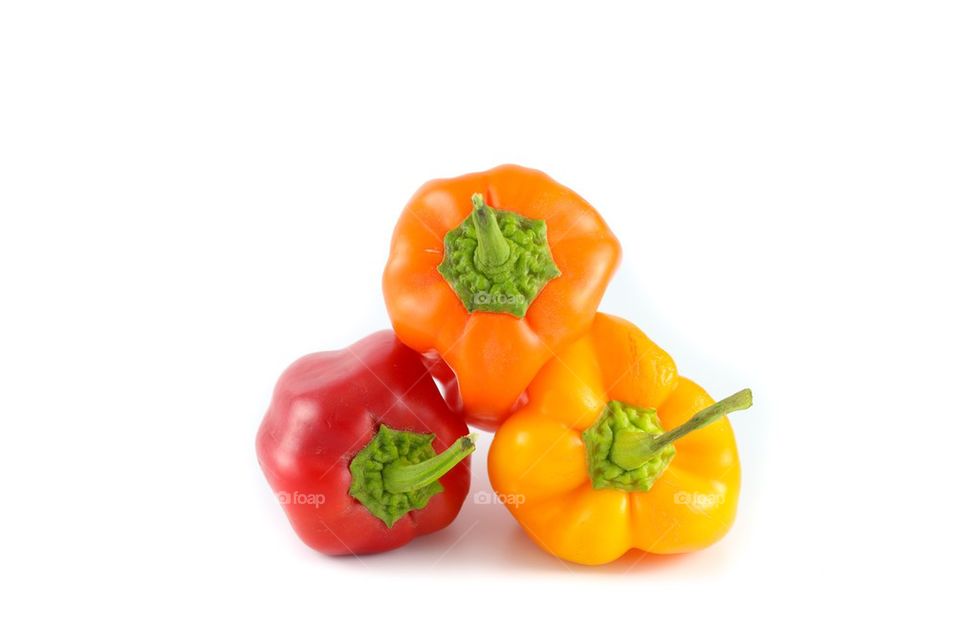 Fresh bell peppers