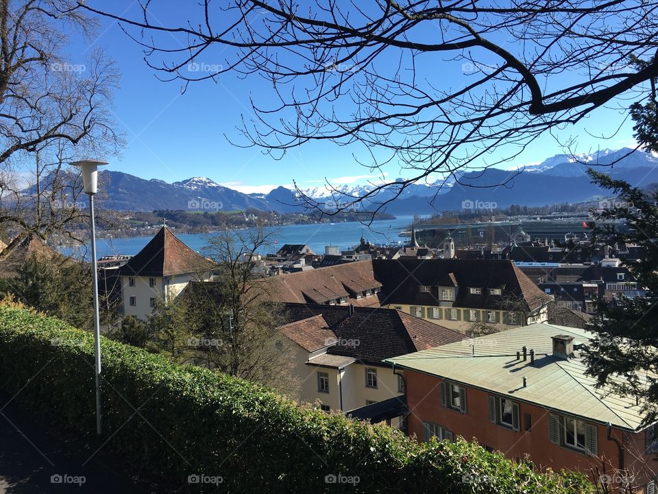Luzern city view