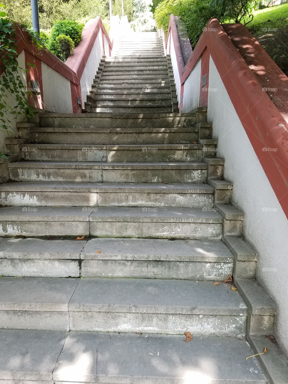 a staircase in the dikman vadesi park in Ankara Turkey