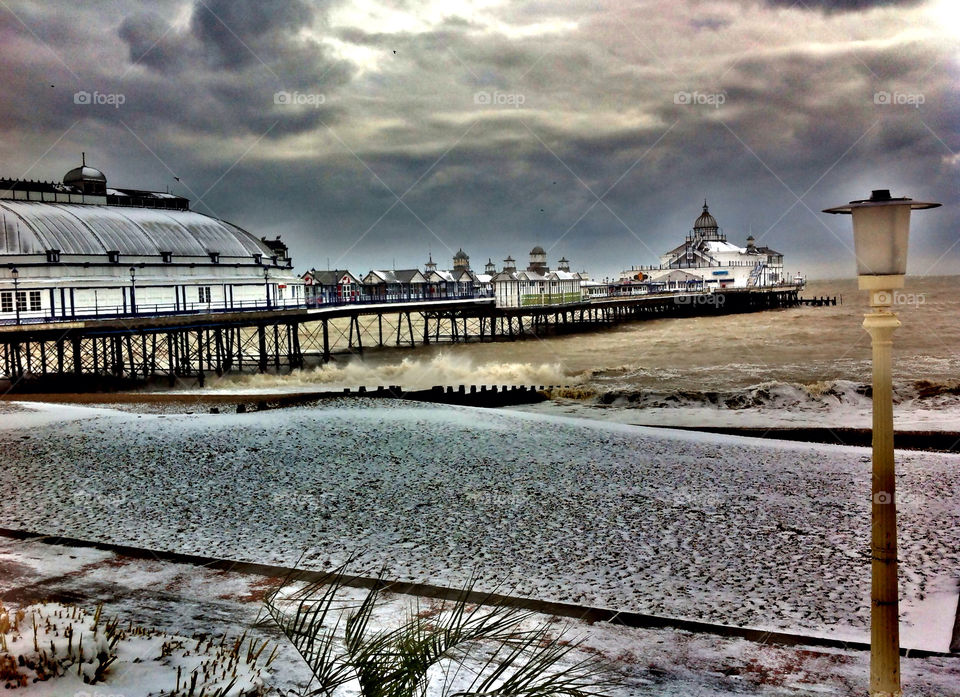 Eastbourne Seafront in the Snow