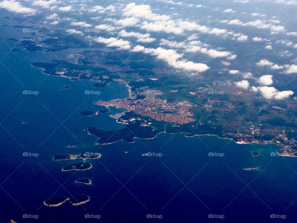 Rovigno from the plain