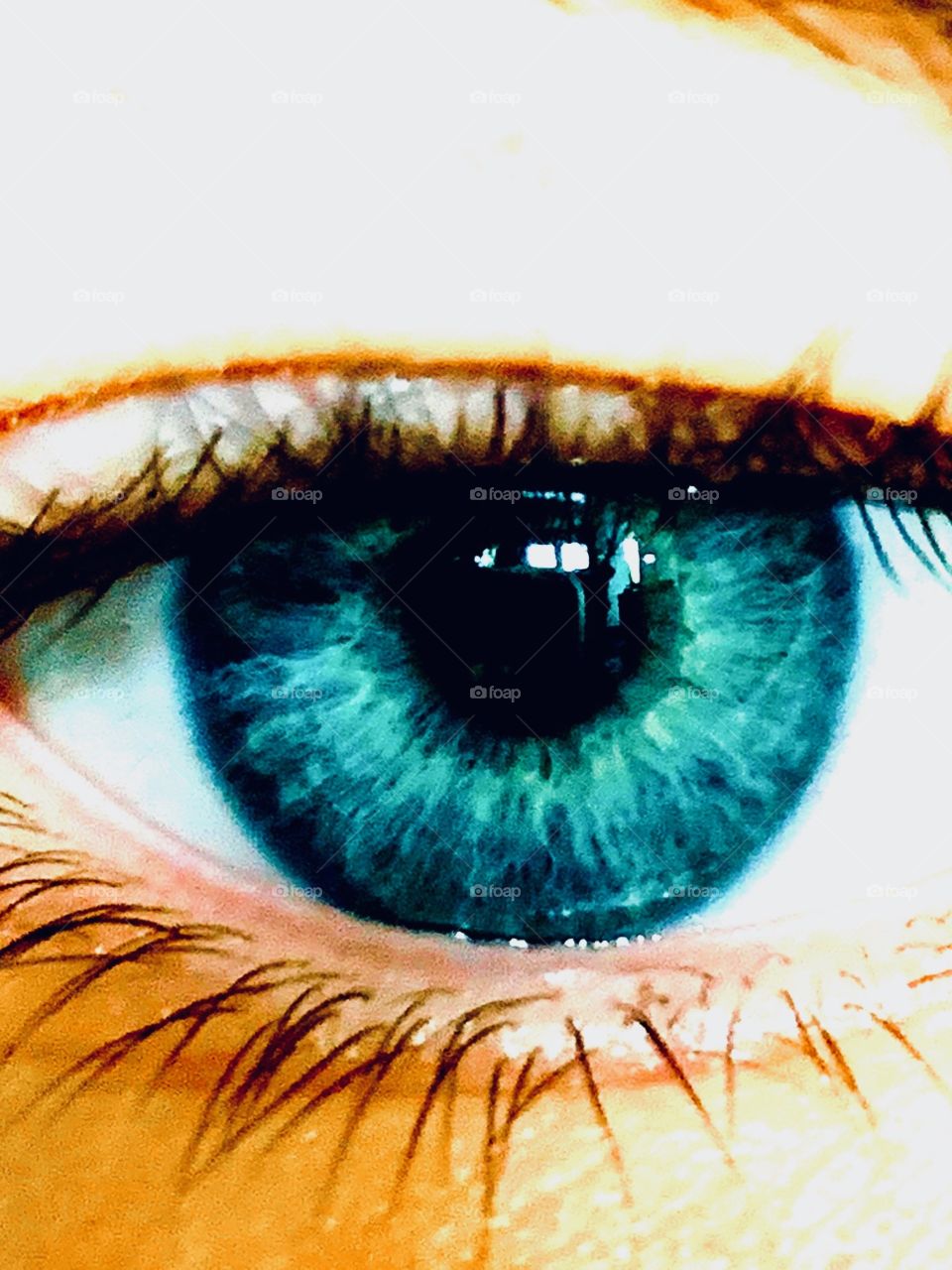 close up of my eye
