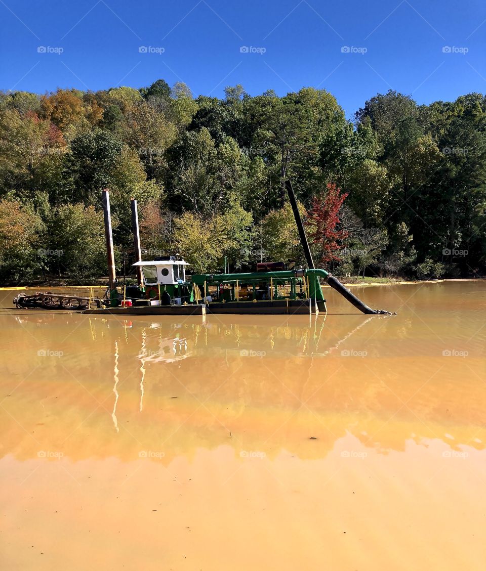 Dredging equipment turns into turtle sundeck
