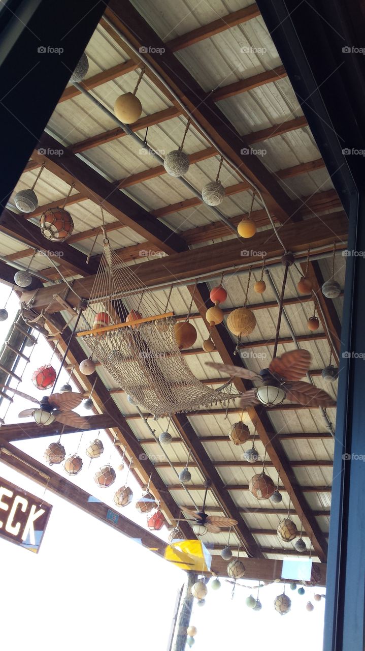 Buoy Deck with Hammock