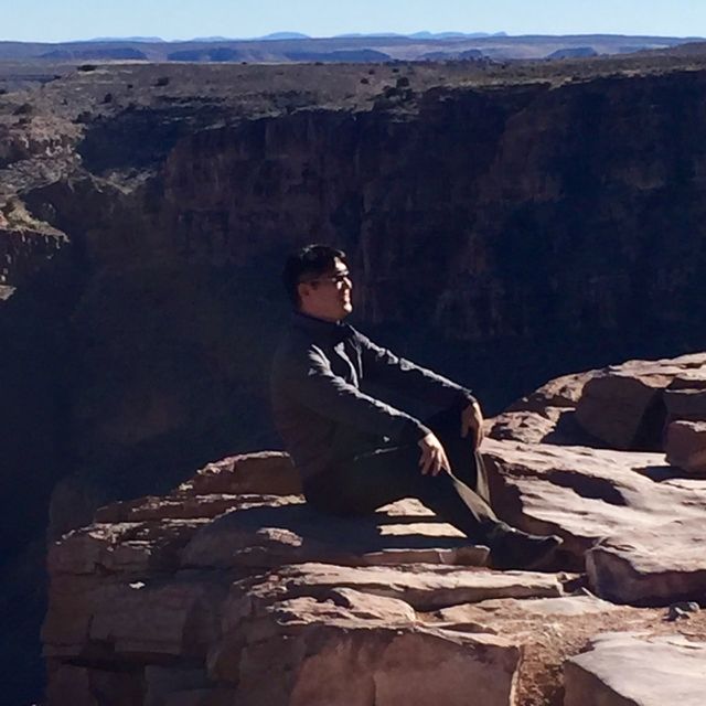Meditating by the Grand Canyon