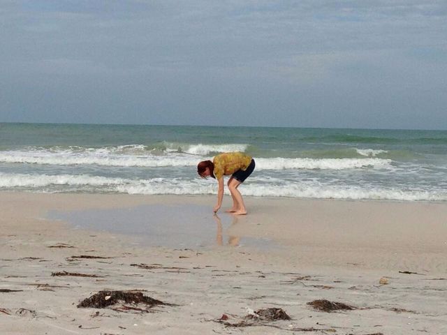 Solitary figure