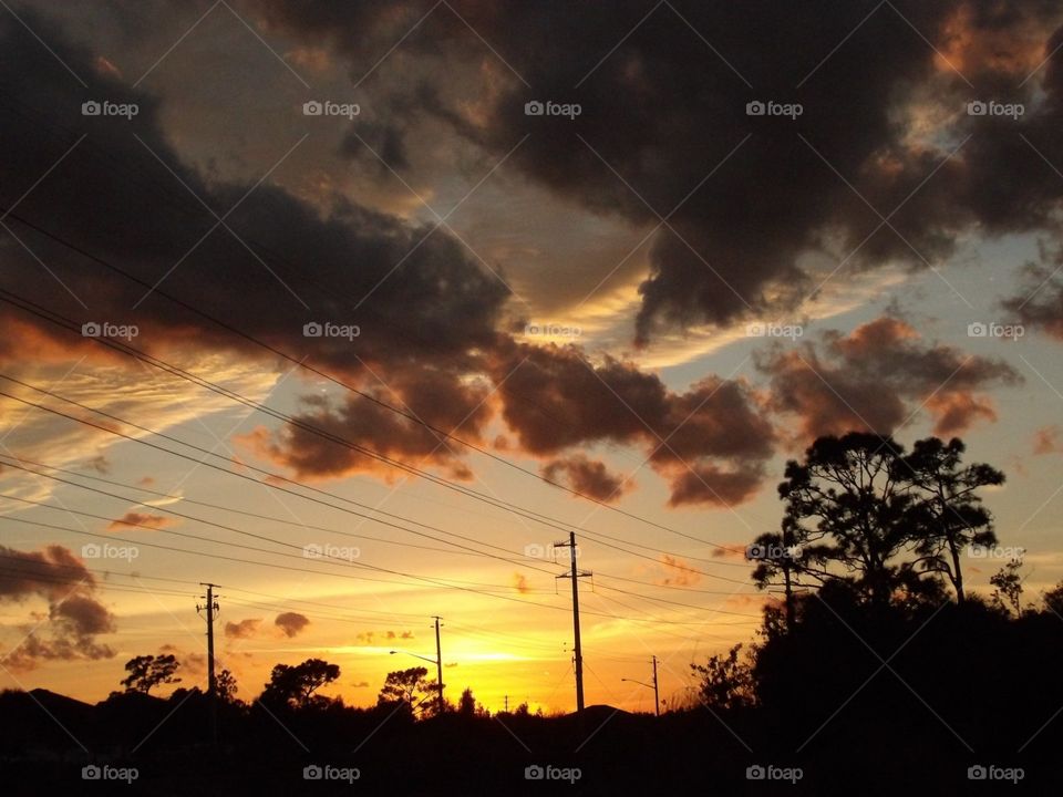 stormy clouds