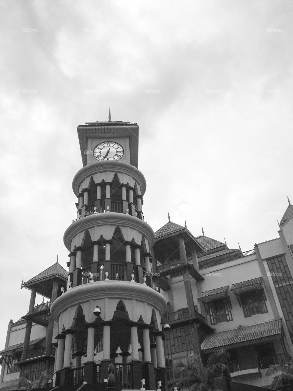 Clock. Clock tower