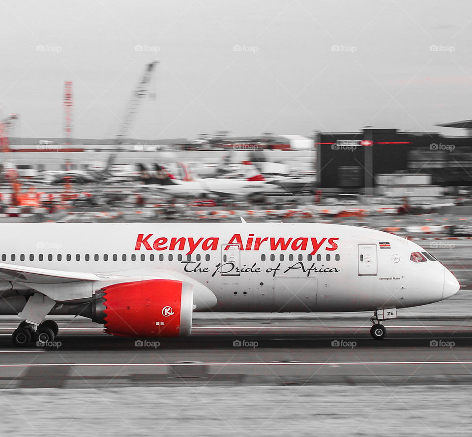 Kenya airways B787-8.