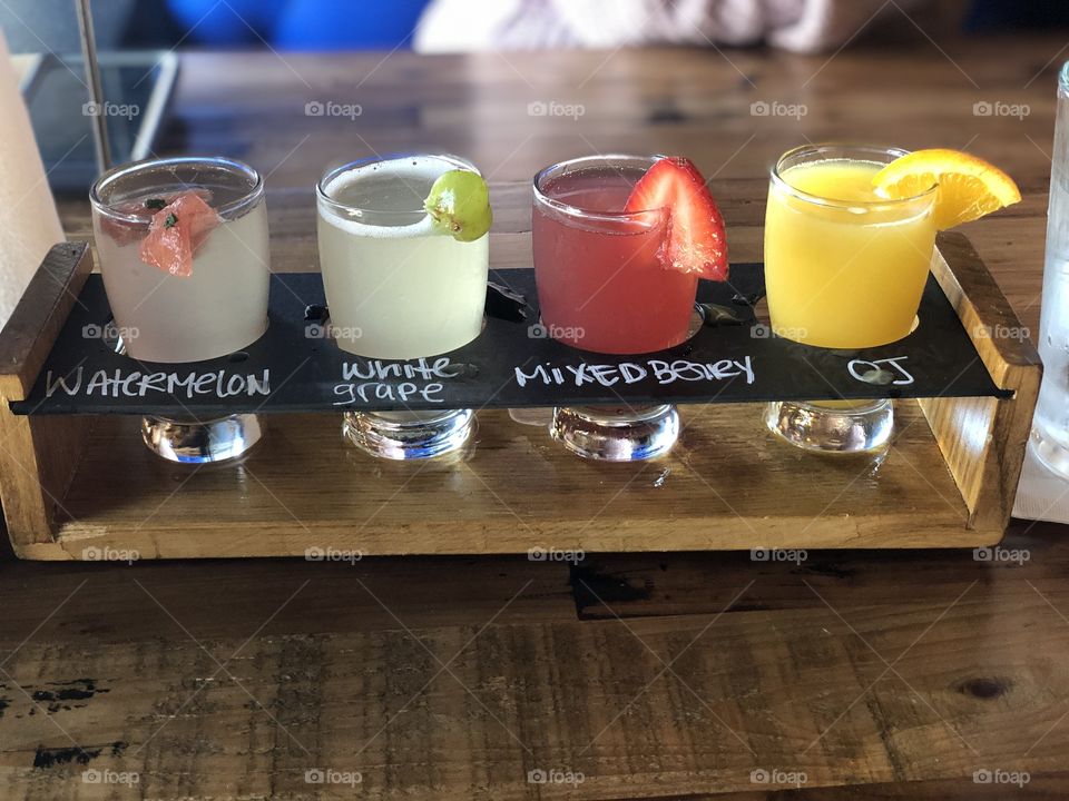 Mimosa flight while on vacation 