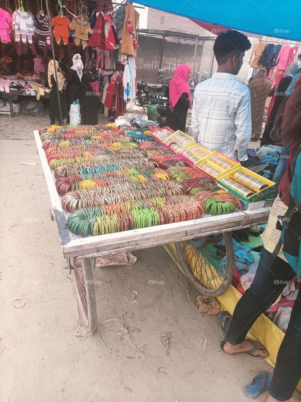 Bangles shop at Shri.