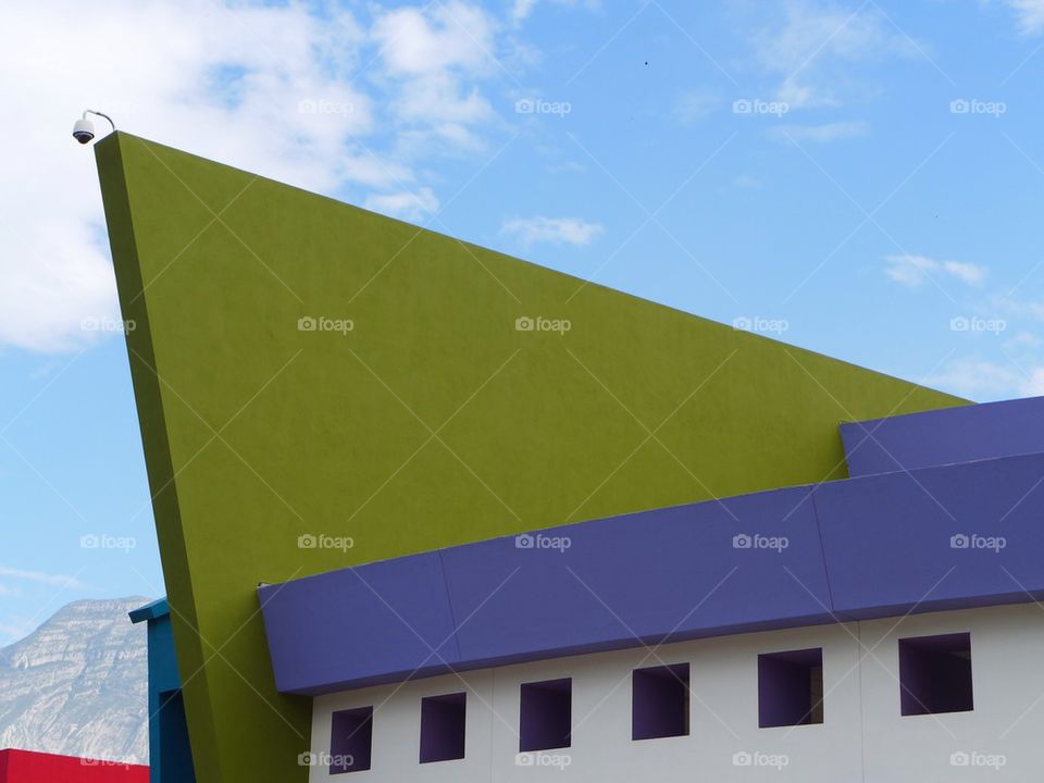 Modern architecture building