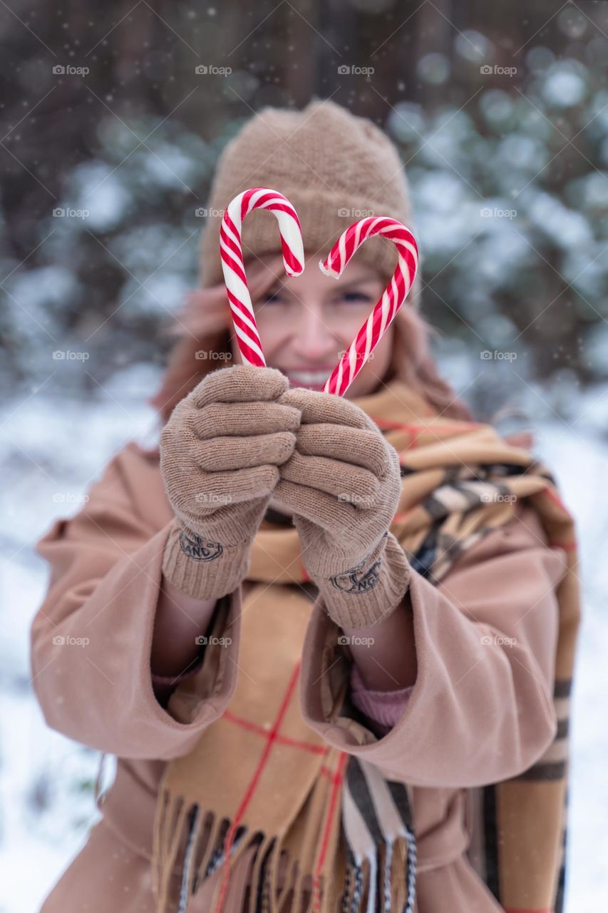 girl with candy