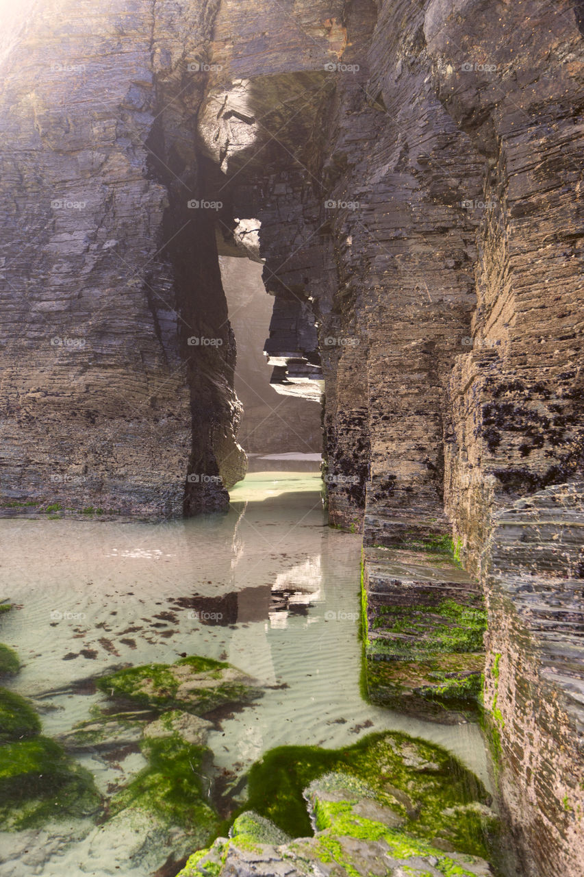 Cathedrales beach in Spain 