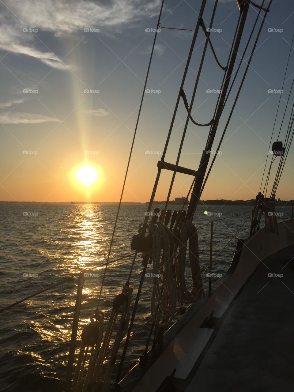 Sailing in Charleston Harbor