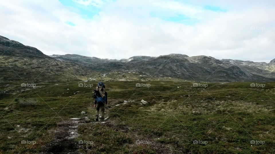 The rough nature in Norway
