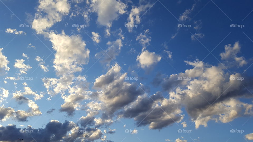 Clouds in the sky