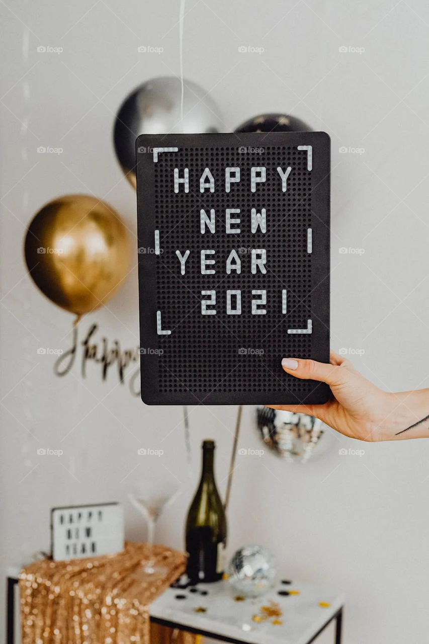 Happy new year 2021 Advanced decor