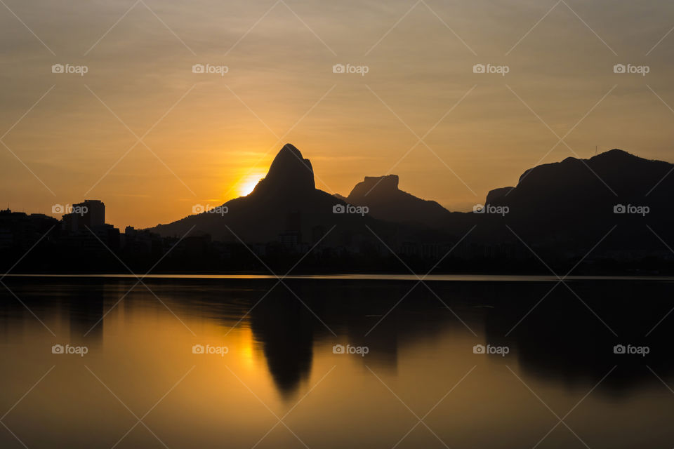 Sunset in Rio de Janeiro