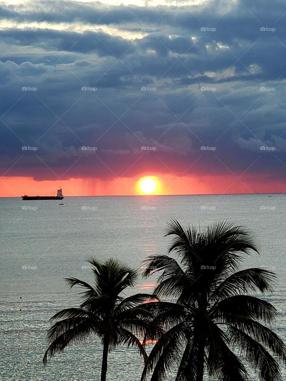 Sunrise in the Atlantic