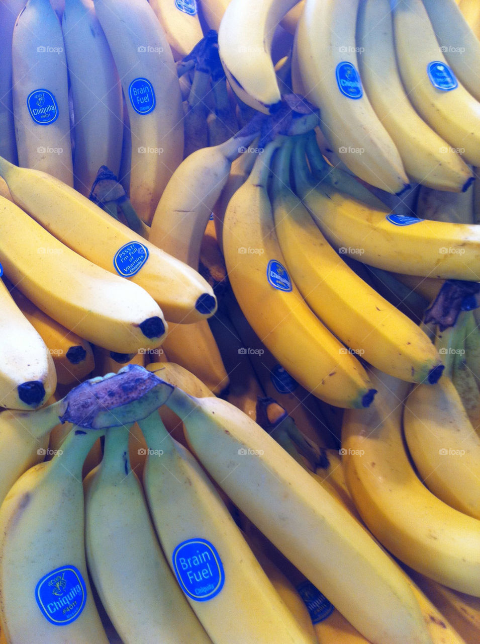 yellow bananas bunches chiquita by tplips01